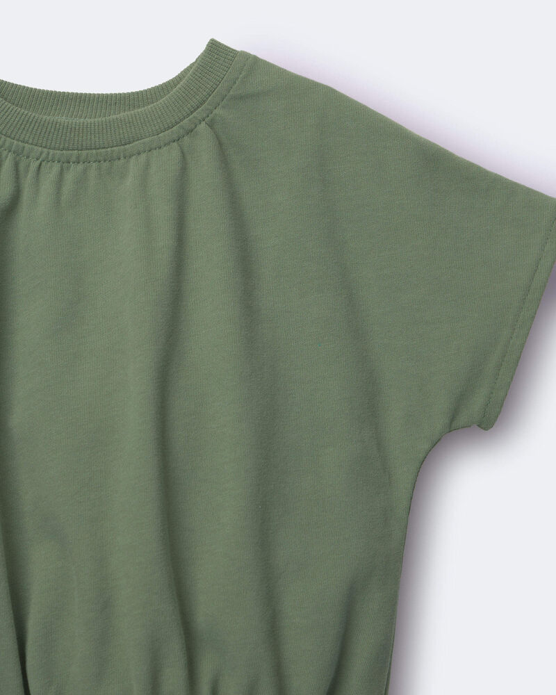 Toute-petit fille - Haut &agrave; taille cintr&eacute;e - Vert olive, image 5 sur 5 diapositives