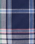 Baby Blue Plaid Button Down, image 2 of 2 slides