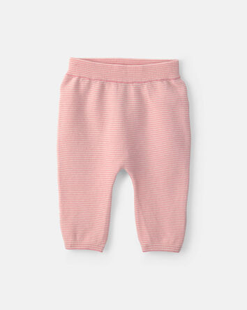 B&eacute;b&eacute; fille - Ensemble 2 pi&egrave;ces haut manches longues &agrave; motif &laquo;Hello Baby&raquo; et pantalon - Rose, 