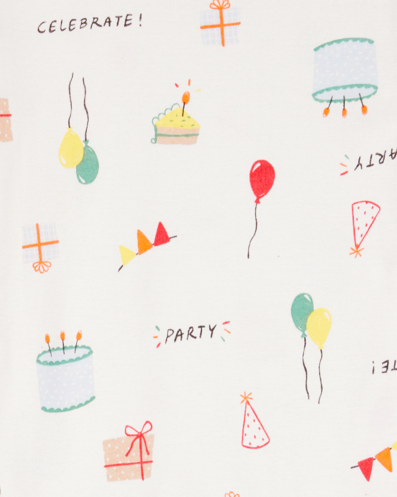 Kid 2-Piece Birthday 100% Snug Fit Cotton Pyjamas, image 2 of 3 slides