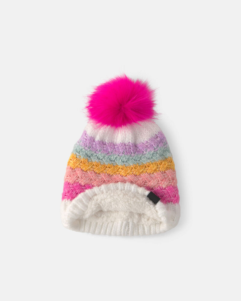 Toddler Girl Kombi Popsicle Pom Hat - Pink, image 2 of 3 slides