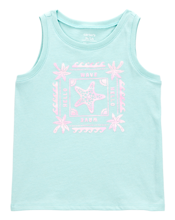 Toddler Turtle Vintage Muscle Tank, 