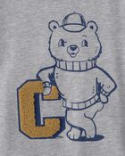 Toddler Boy Varsity Bear Long-Sleeve Graphic Tee - Grey, image 3 of 4 slides