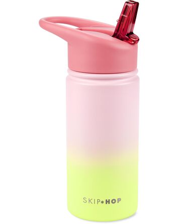 Bouteille d’eau à paille en acier inoxydable Wander - Rose ombré, 