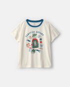 Boys Camp Short-Sleeve 2-Piece Pyjama Set, image 2 of 5 slides