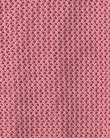 Filles - Chandail de style universitaire - Rose/Cr&egrave;me, 