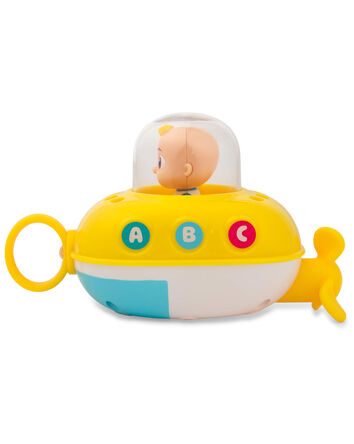 CoComelon JJ Pull & Go Submarine Bath Toy, 