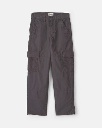 Boys Baggy Cargo Pants - Black, 