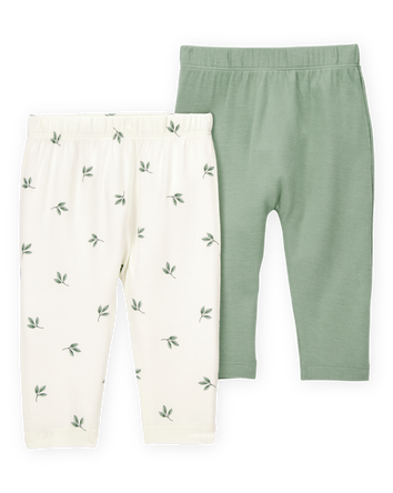 Baby 2-Pack Pull-On Pants, 