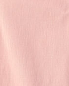 Girls Twill Relaxed Straight-Leg Pants - Pink, image 3 of 4 slides