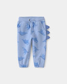 B&eacute;b&eacute; gar&ccedil;on - Joggeurs en French Terry Dinosaure - Bleu, image 1 sur 3 diapositives