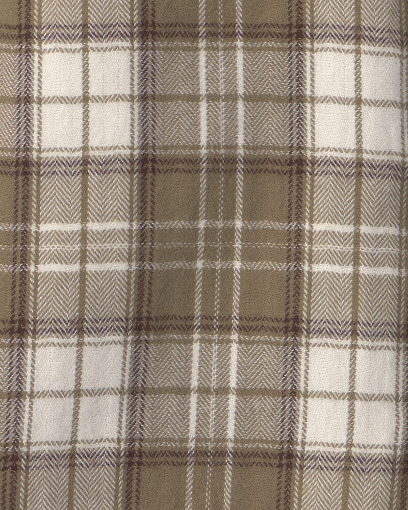 Tout-petit gar&ccedil;on - Chemise boutonn&eacute;e en flanelle de coton biologique, image 2 sur 3 diapositives