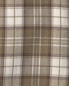 Tout-petit gar&ccedil;on - Chemise boutonn&eacute;e en flanelle de coton biologique, image 2 sur 3 diapositives