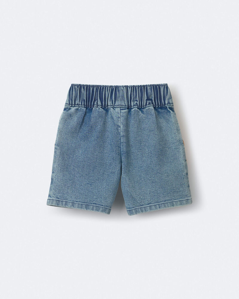 Toddler Colourblock Long-Line Short in Denim, image 5 of 6 slides