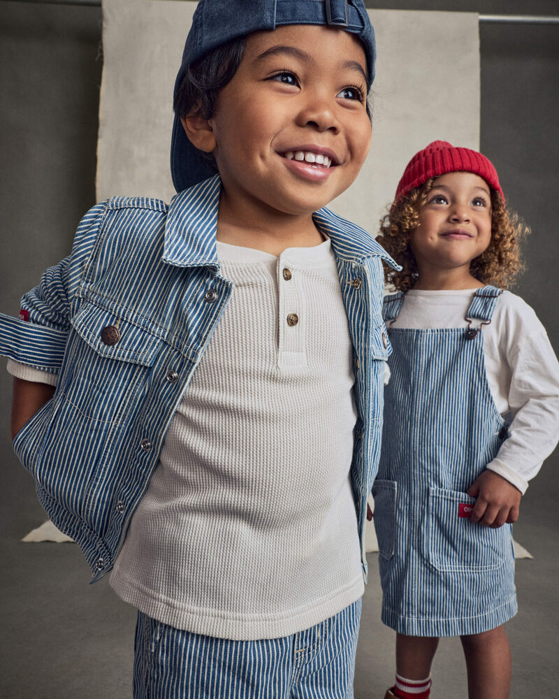 Toddler Hickory Denim Jacket &ndash; Light Wash, image 5 of 8 slides