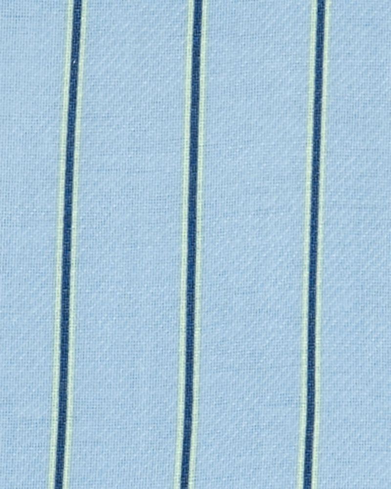 Toddler Striped Loose Fit 2-Piece Pyjamas - Blue, image 2 of 3 slides