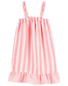 Striped Woven Nightgown, image 1 of 4 slides