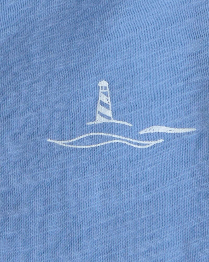 B&eacute;b&eacute; gar&ccedil;on - Ensemble de haut et de short de voilier 2 pi&egrave;ces - Bleu, image 2 sur 2 diapositives