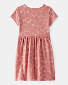 Girls Apple Print Dress, image 2 of 4 slides