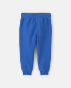 Toddler Boy Fleece Joggers - Blue, image 2 of 4 slides