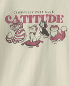 Girls Disney&copy; Cats Graphic Tee - Cream, image 2 of 2 slides