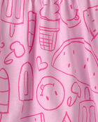 Girls Summer Popsicle Skort - Pink, image 3 of 4 slides