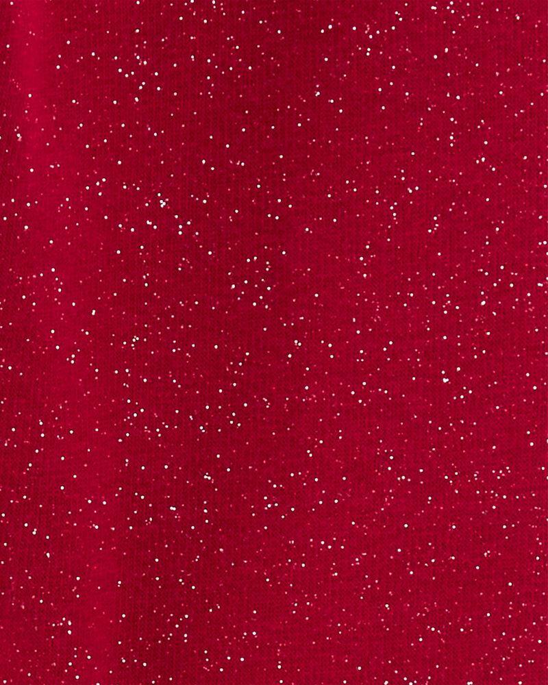 Baby Glitter Cozy Fleece Leggings, image 4 of 5 slides