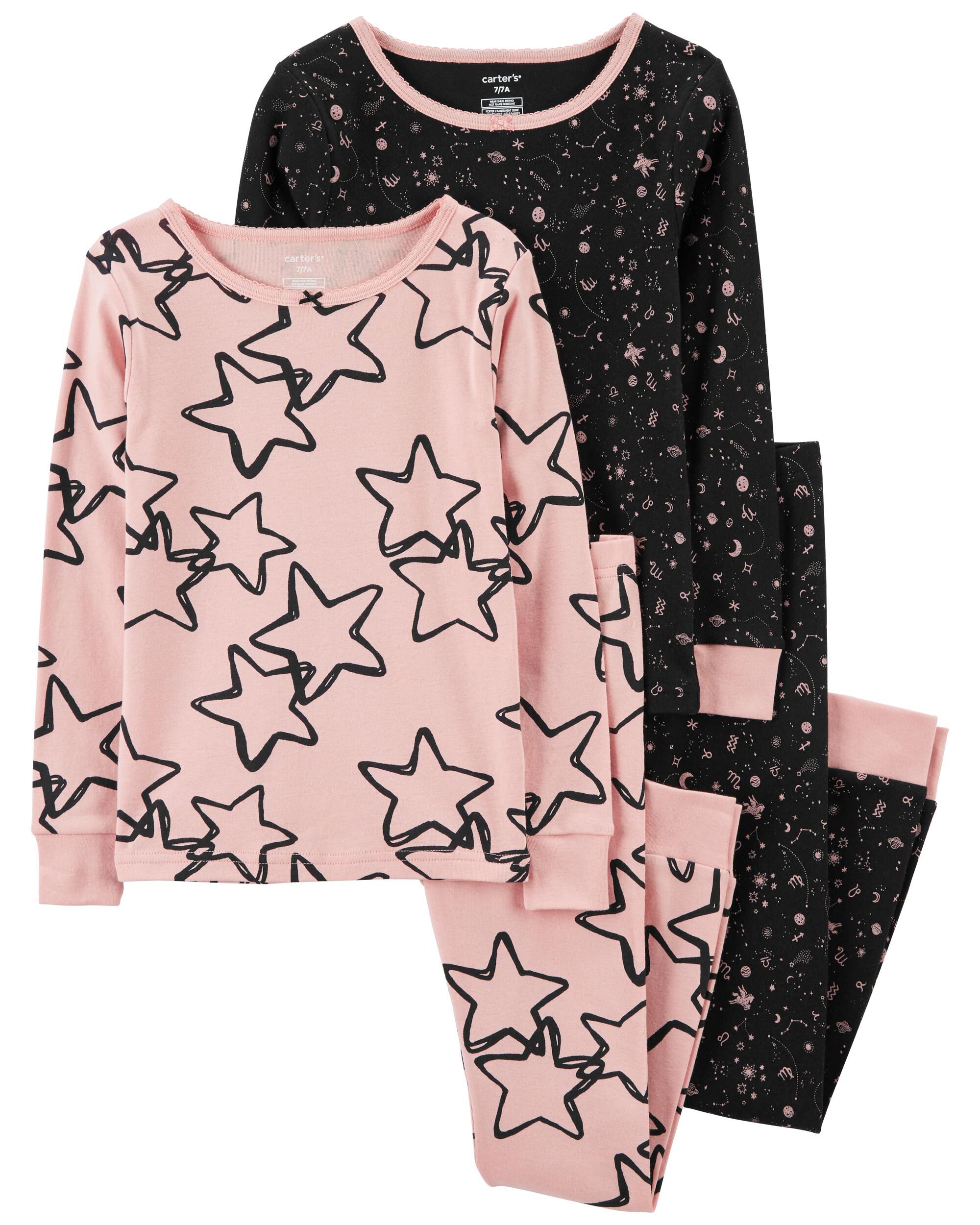 Girls star pajamas outlet