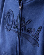 Boys OshKosh Logo Zip Jacket - Blue, image 2 of 4 slides