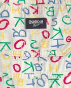 Baby Alphabet Overalls - White, image 3 of 4 slides