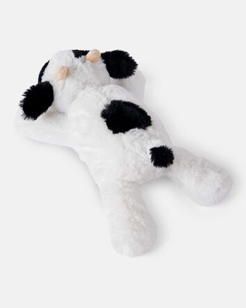 Jouet en peluche en forme de vache - Noir/blanc, 