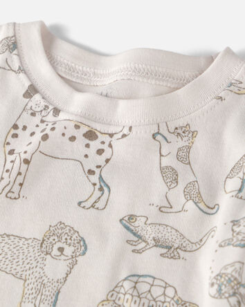 B&eacute;b&eacute; - Ensemble 2 pi&egrave;ces en coton biologique - Animaux domestiques, 
