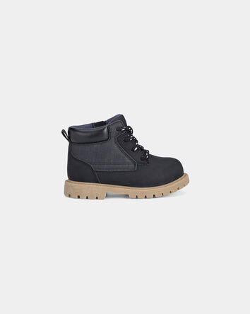 Toddler Boy Fashion Boot - Black, 