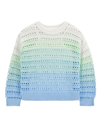 Kid Ombre Long-Sleeve Sweater, 