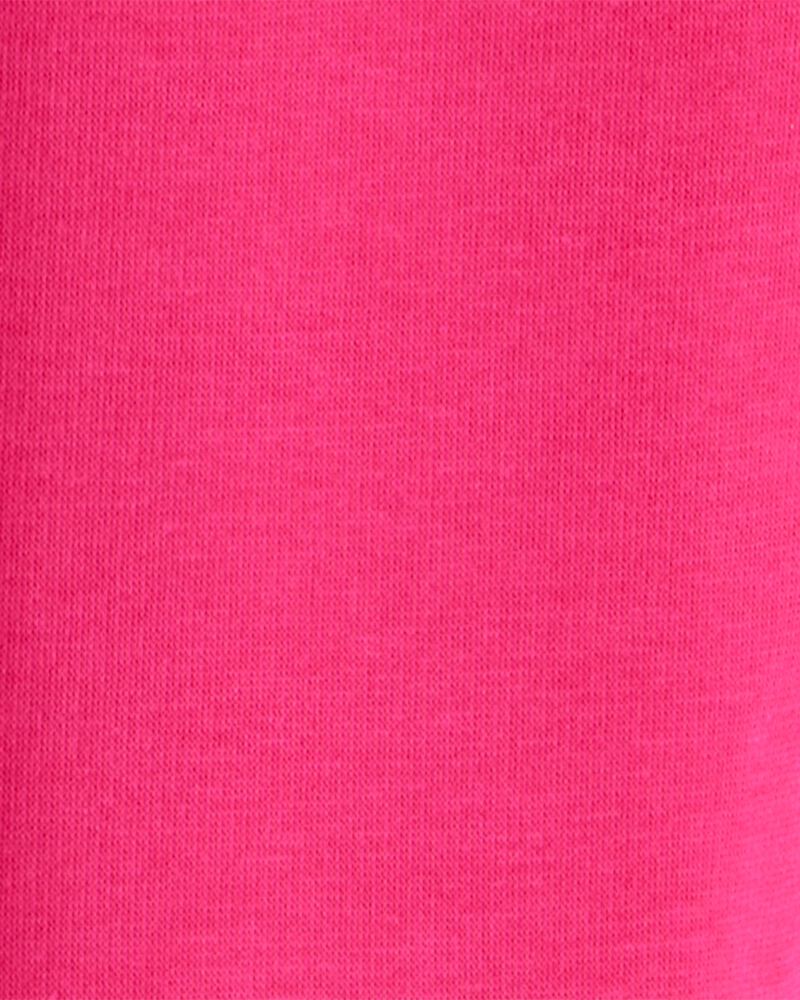 Girls Pull-On Stretch Cozy Leggings - Pink, image 4 of 5 slides