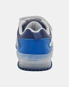 Toddler Light-Up Casual Sneakers - White/Navy, image 4 of 8 slides