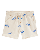 Toddler Sea Print Pull-On Shorts, image 1 of 4 slides