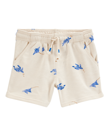 Toddler Sea Print Pull-On Shorts, 