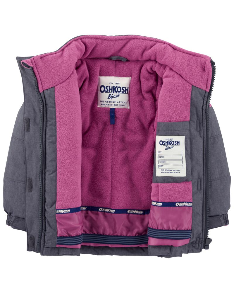 Toddler 2-Piece Snowsuit With Bonus Hat And Neck Warmer, image 3 of 13 slides