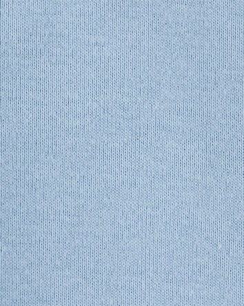 Bébé Ensemble 2 pièces cache-couche sans manches et short à enfiler à coquillages - Bleu/Ivoire, 