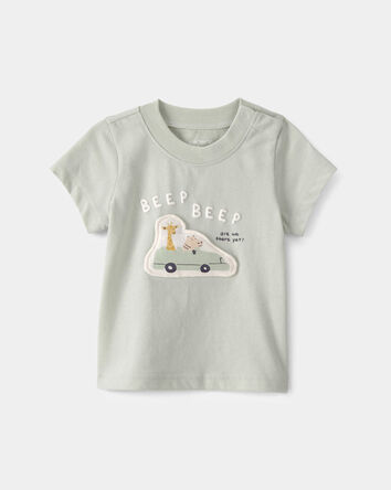 B&eacute;b&eacute; - T-shirts &agrave; imprim&eacute; escapade routi&egrave;re - Vert, 
