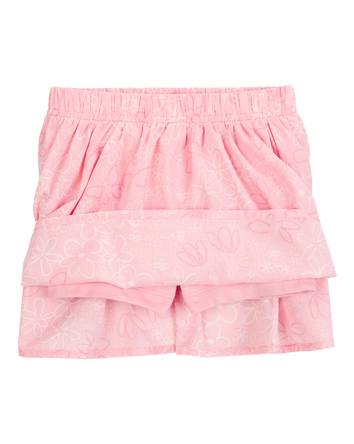 Toddler 2-Piece Print Skort Set - Pink, 