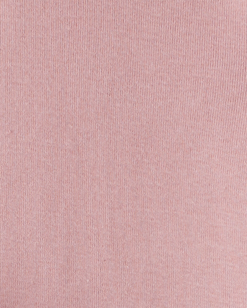 Baby Girl 3-Piece Fair Isle Sherpa Vest Outfit Set - Pink, image 2 of 4 slides