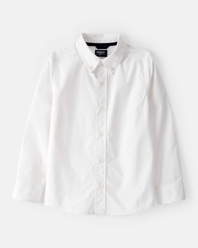 Boys Uniform Button-Front Shirt, image 1 of 2 slides