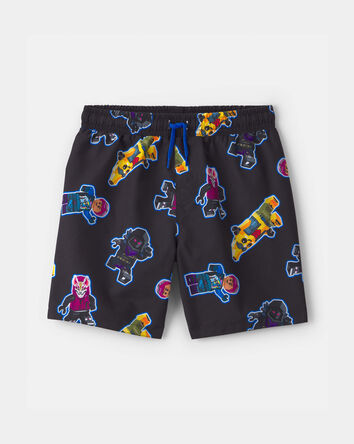 Gar&ccedil;ons - Short maillot de bain Lego Fortnite - Noir, 