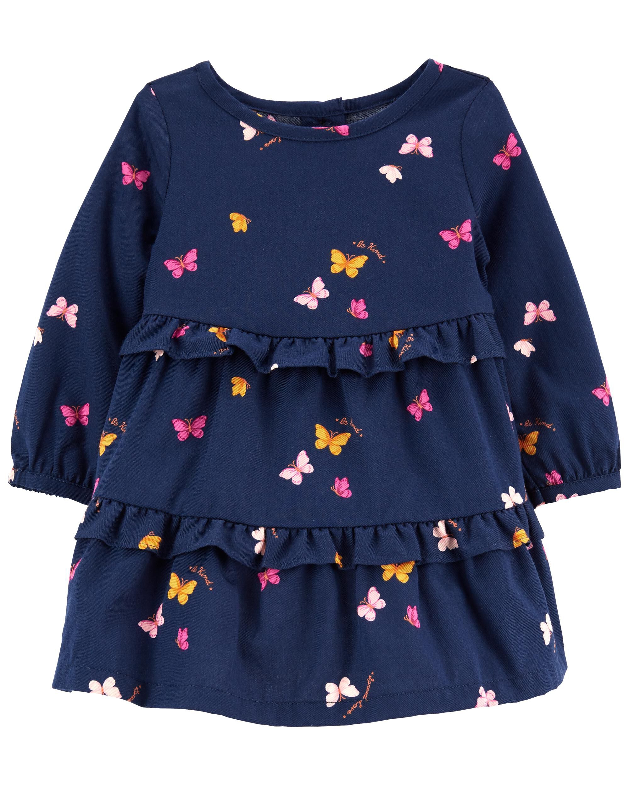 Butterfly Viscose Dress