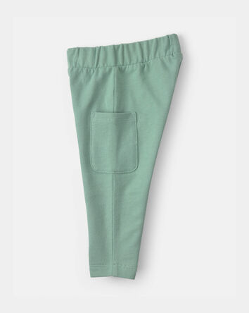 B&eacute;b&eacute; gar&ccedil;on - Ensemble 3 pi&egrave;ces haut &agrave; motif grenouille et pantalon - Vert, 