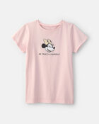 Girls Disney&copy; Minnie Mouse Graphic Tee - Pink, image 1 of 2 slides
