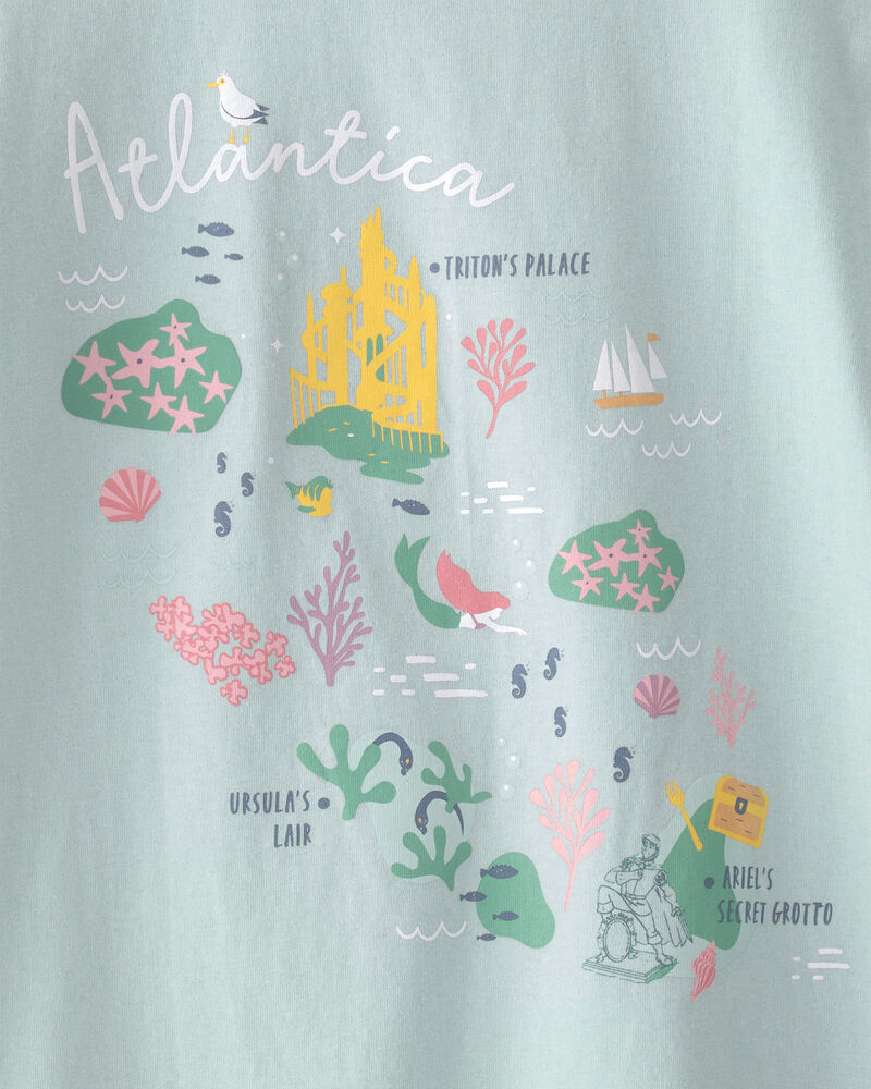 Girls Disney&copy; Ariel Graphic Tee - Blue, image 4 of 5 slides