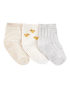 Baby 3-Pack Chick Ankle Socks, image 1 of 2 slides